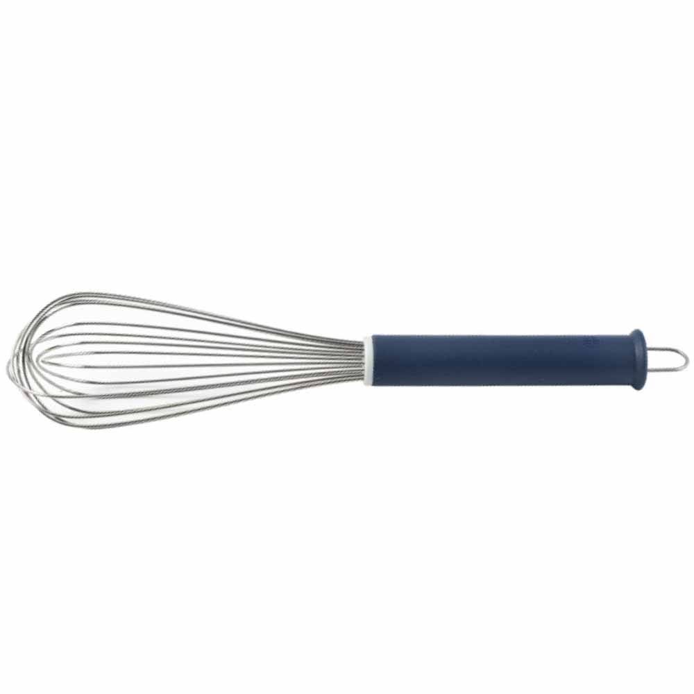 30 cm plastik saplı paslanmaz çelik çırpıcı