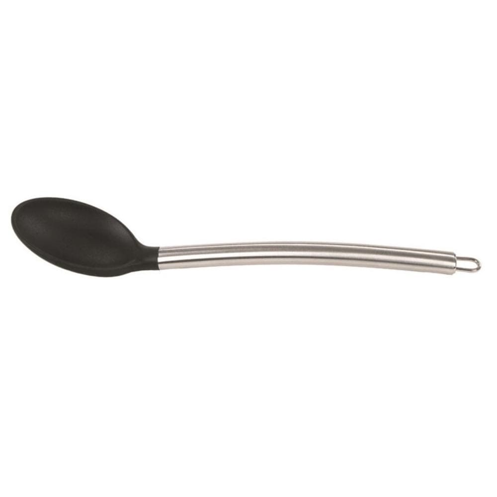 34 cm siyah silikon mutfak kaşığı