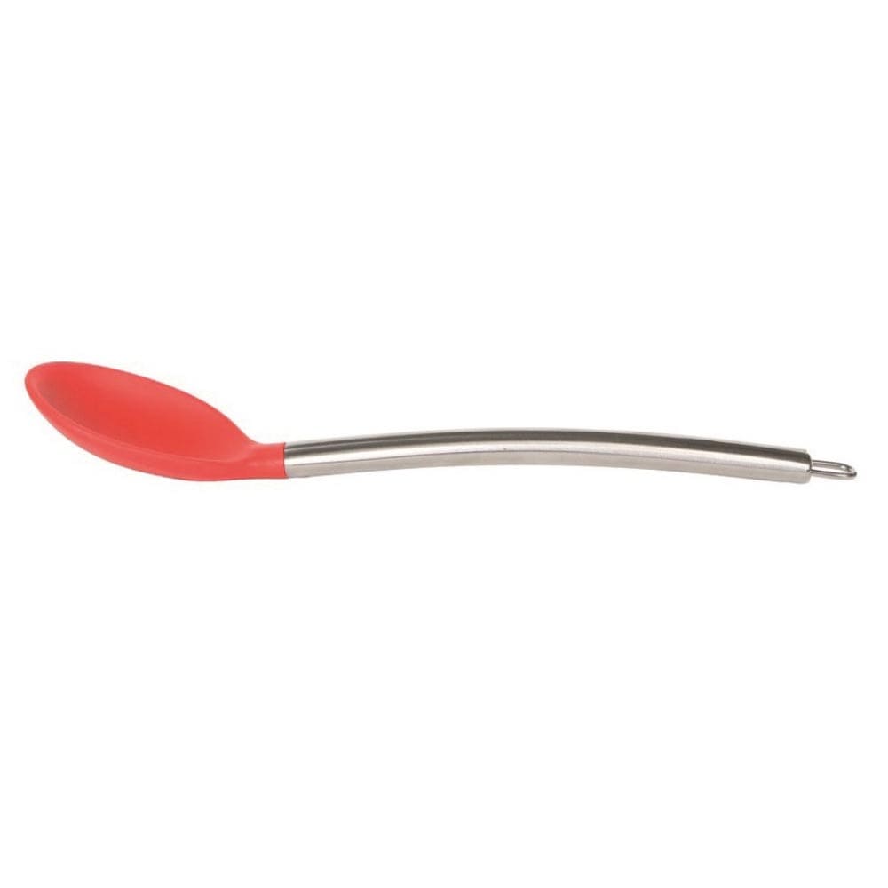 34 cm kırmızı silikon mutfak kaşığı