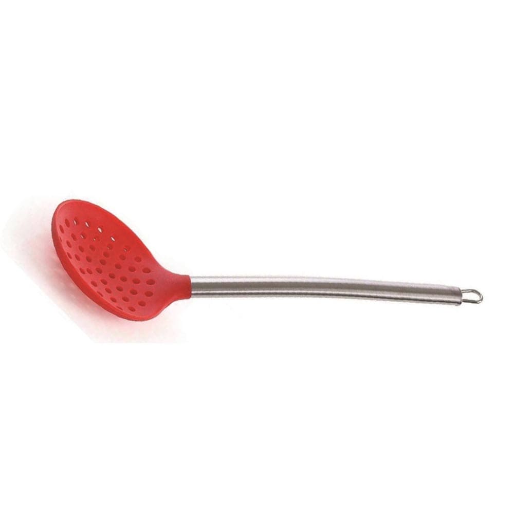 35 cm kırmızı silikon kevgir