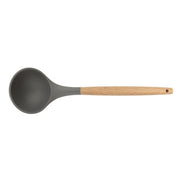 32 cm ahşap saplı silikon kepçe