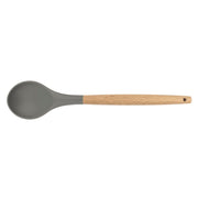 32 cm ahşap saplı silikon mutfak kaşığı