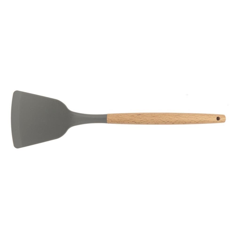 32 cm ahşap saplı silikon servis spatulası