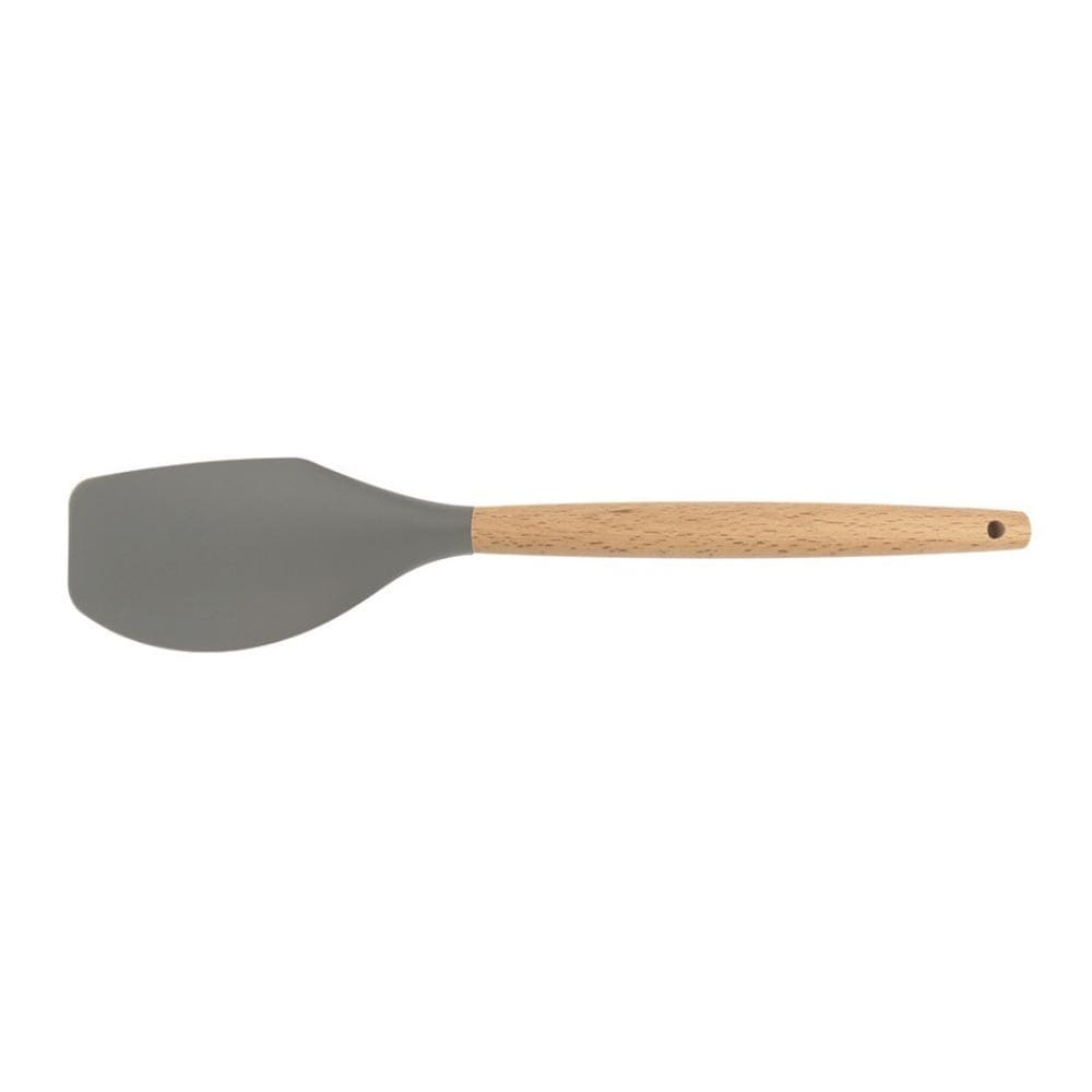 32 cm ahşap saplı silikon sıyırma spatulası