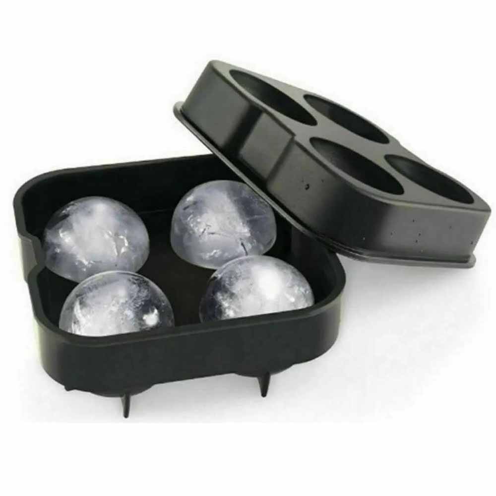 45 mm top biçimli 4'lü silikon buz kalıbı