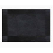 30x45 cm siyah kalın çerçeve desenli PVC Amerikan servis