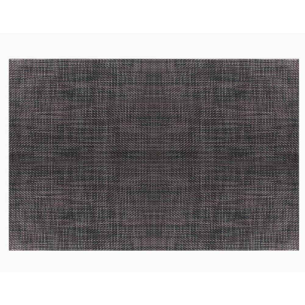 30x45 cm antrasit kırçıllı dokuma desenli PVC Amerikan servis