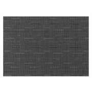 30x45 cm koyu gri yatay blok desenli PVC Amerikan servis