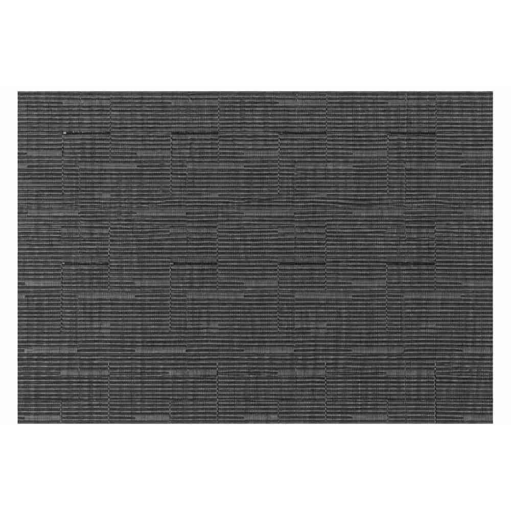 30x45 cm koyu gri yatay blok desenli PVC Amerikan servis